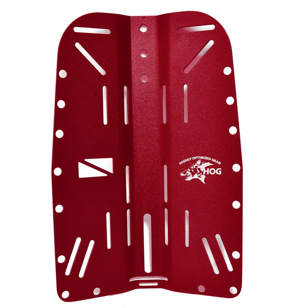 HOG Aluminum Backplate - Red