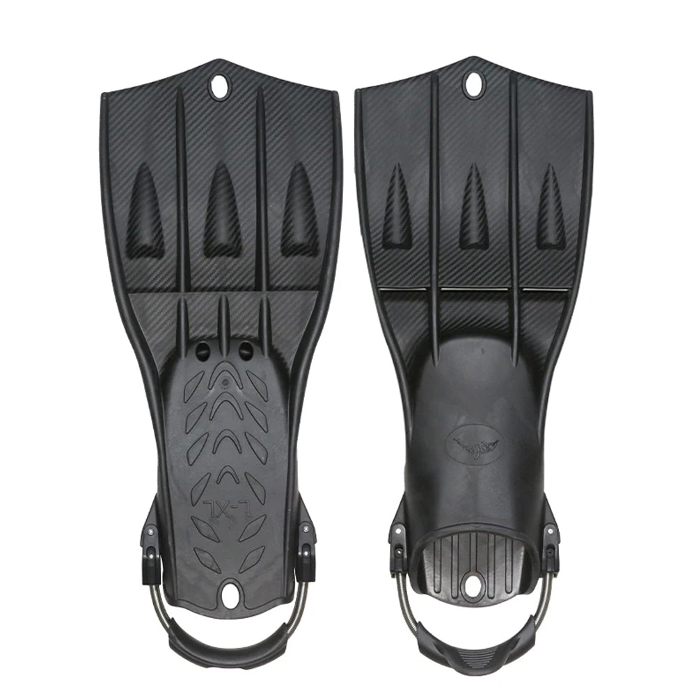 Professional Scuba Diving Snorkel Fins Adjustable Buckles Swimming Flippers Short Silicone Frog Shoes For Adult Diving Equipment