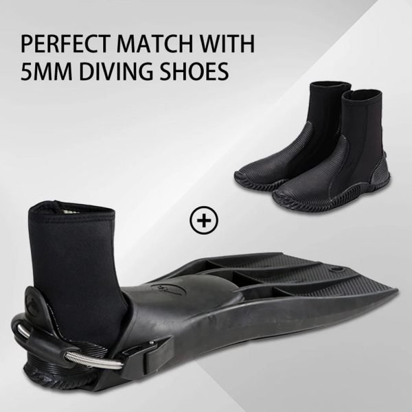 Professional Scuba Diving Snorkel Fins Adjustable Buckles Swimming Flippers Short Silicone Frog Shoes For Adult Diving Equipment - Image 7