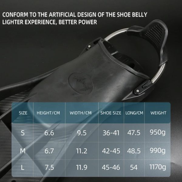 Professional Scuba Diving Snorkel Fins Adjustable Buckles Swimming Flippers Short Silicone Frog Shoes For Adult Diving Equipment - Image 8