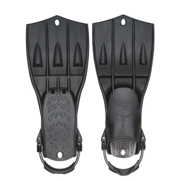 Professional Scuba Diving Snorkel Fins Adjustable Buckles Swimming Flippers Short Silicone Frog Shoes For Adult Diving Equipment - Image 3